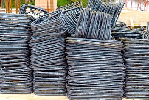 Armatures coupées façonnées